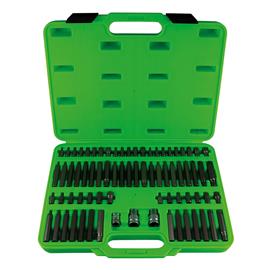 Garnitura dugih i kratkih bitova u plastičnom koferu,TORX,TORX INV,HEX JBM